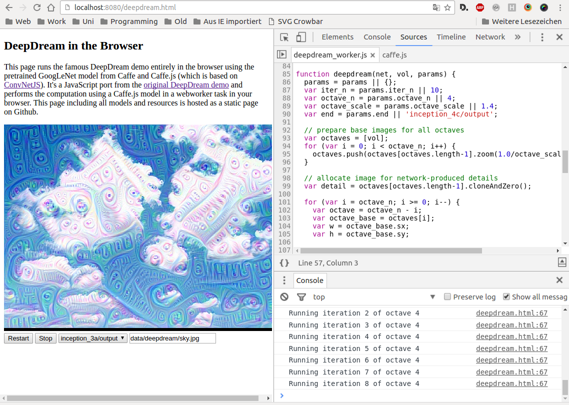 Deep Dream in JavaScript